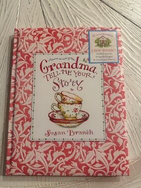 Kohl's Susan Branch Grandma Tell Me Your Story Pink White Journal